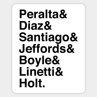 B99 Characters (Black) Magnet